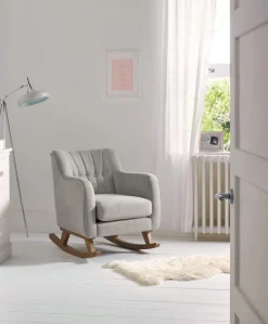 Hilston Nursing Chair - Grey Woven
