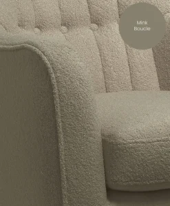 Hilston Nursing Chair - Mink Boucle