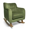 Hilston Nursing Chair - Olive Velvet