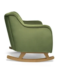 Hilston Nursing Chair - Olive Velvet