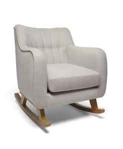 Hilston Nursing Chair - Silver Woven