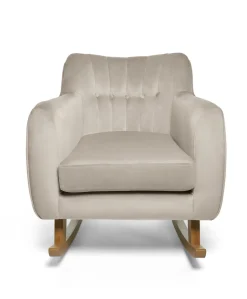 Hilston Nursing Chair - Stone Velvet