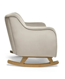 Hilston Nursing Chair - Stone Velvet