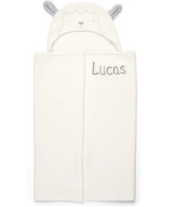 Hooded Baby Towel - Lamb