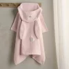 Hooded Baby Towel - Pink Bunny