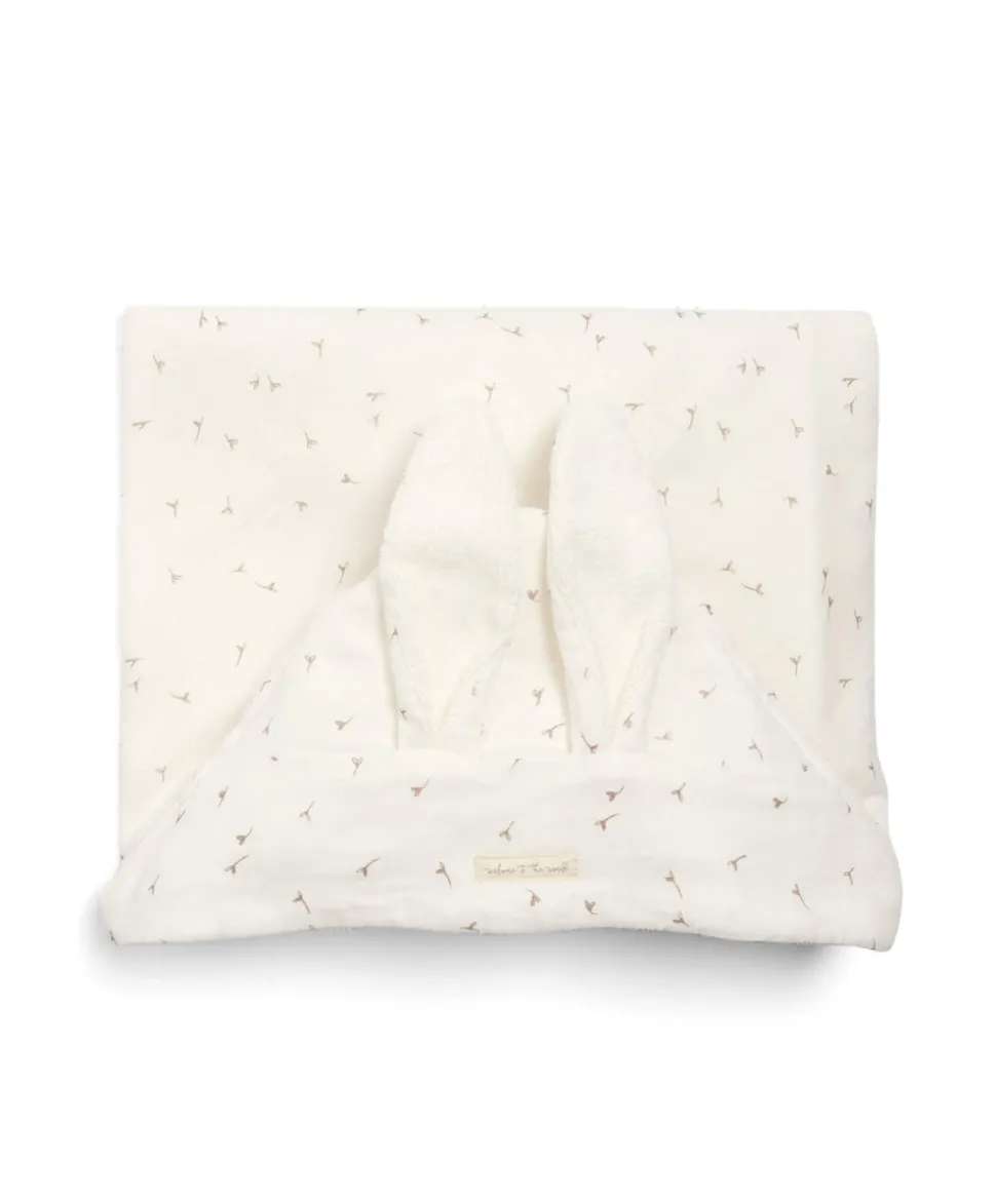 Hooded Towel - White - Welcome to the World Seedling
