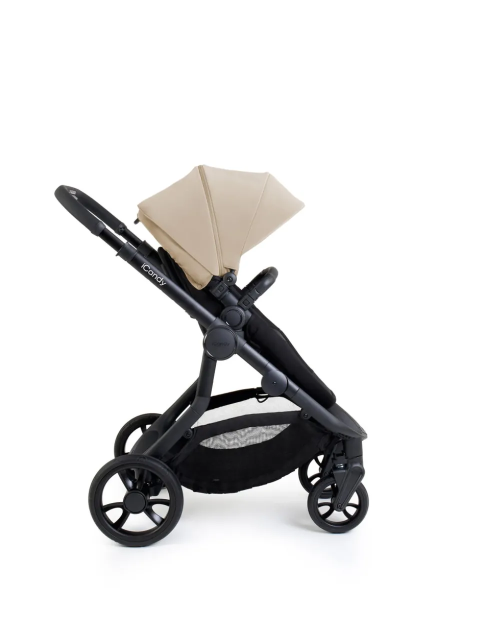 iCandy Orange 4 Pushchair Bundle with Maxi-Cosi Pebble 360 Pro² Car Seat & Base – Latte