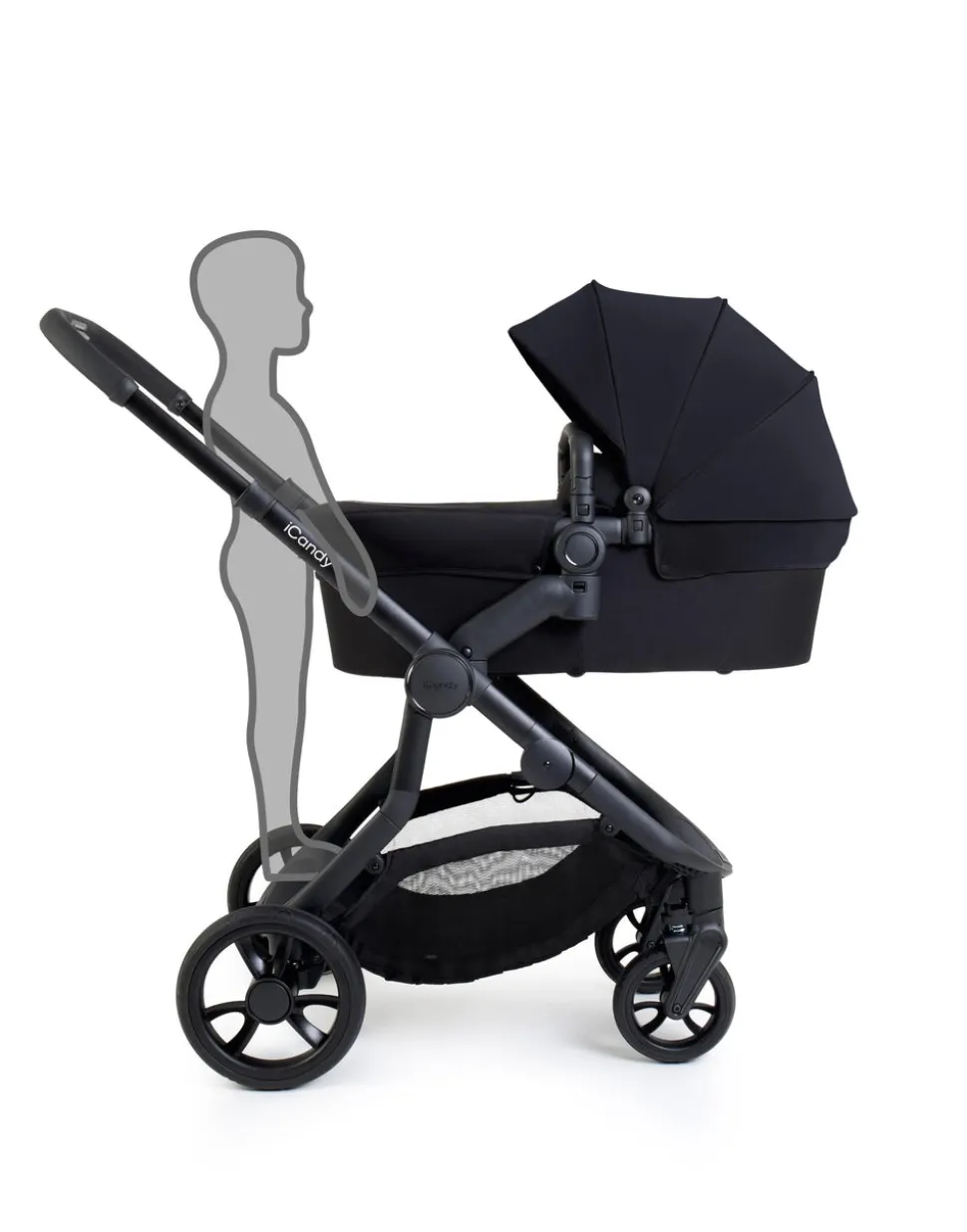 iCandy Orange4 Pushchair Bundle - Black
