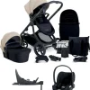 iCandy Orange4 Pushchair Bundle with Cloud T Car Seat & Base - Latte