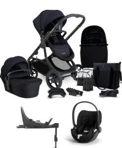 iCandy Orange4 Pushchair Bundle with Cloud T Car Seat & Base - Black