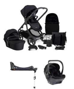 iCandy Orange4 Pushchair Bundle with iCandy Cocoon Car Seat & Base - Black