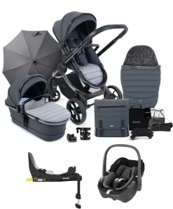 iCandy Peach 7 Complete Pushchair Bundle with Maxi-Cosi Pebble 360 Car Seat & Base - Truffle