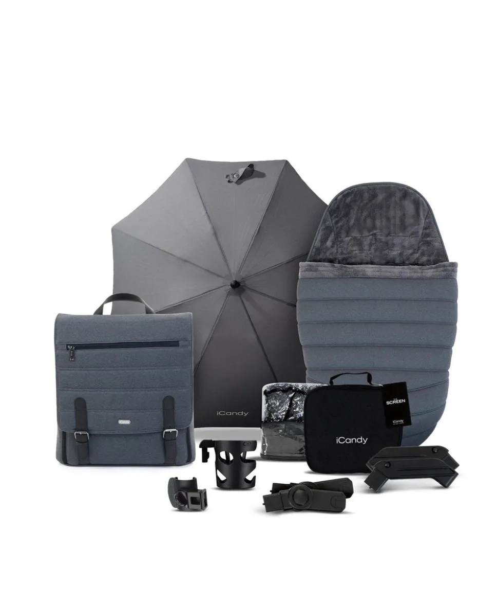 iCandy Peach 7 Complete Pushchair Bundle with Maxi-Cosi Pebble 360 Car Seat & Base - Truffle