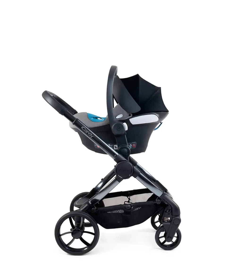 iCandy Peach 7 Complete Pushchair Bundle with Maxi-Cosi Pebble 360 Car Seat & Base - Truffle