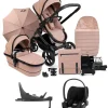 iCandy Peach 7 Complete Pushchair Bundle with Cybex Cloud T Car Seat & Base - Cookie
