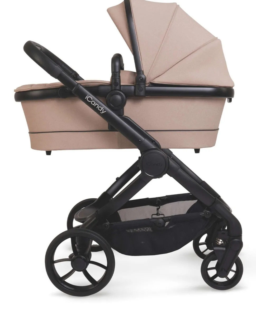 iCandy Peach 7 Complete Pushchair Bundle with Cybex Cloud T Car Seat & Base - Cookie