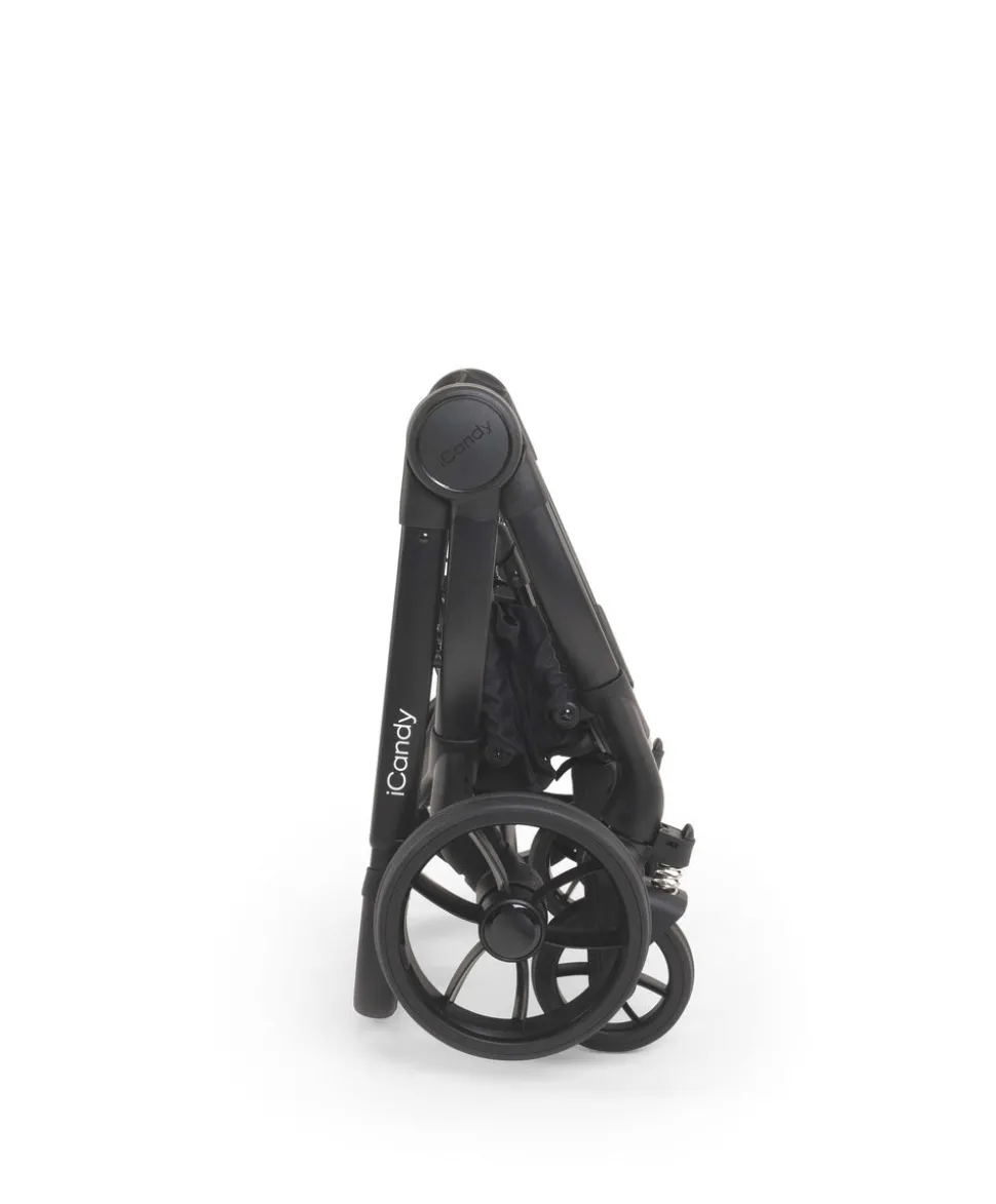 iCandy Peach 7 Complete Pushchair Bundle with Cybex Cloud T Car Seat & Base - Cookie