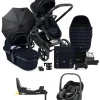 iCandy Peach 7 Complete Pushchair Bundle with Maxi-Cosi Pebble 360 & Base - Black