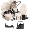 iCandy Peach 7 Complete Pushchair Bundle with Maxi-Cosi Pebble 360 Car Seat - Biscotti