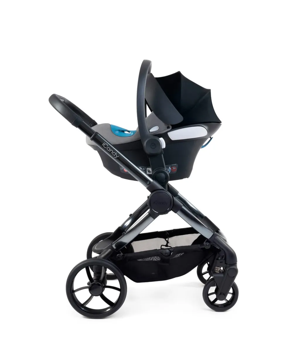 iCandy Peach 7 Complete Pushchair Bundle with Maxi-Cosi Pebble 360 Pro² Car Seat & Base – Truffle