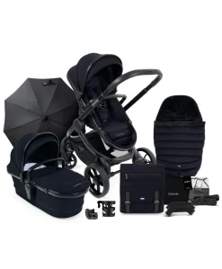 iCandy Peach 7 Complete Pushchair Bundle with Maxi-Cosi Pebble 360 Pro² Car Seat & Base – Black