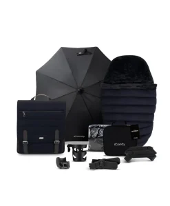 iCandy Peach 7 Complete Pushchair Bundle with Maxi-Cosi Pebble 360 Pro² Car Seat & Base – Black