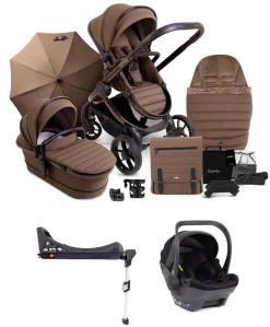 iCandy Peach 7 Complete Pushchair Bundle with Cocoon Car Seat - Coco/Black