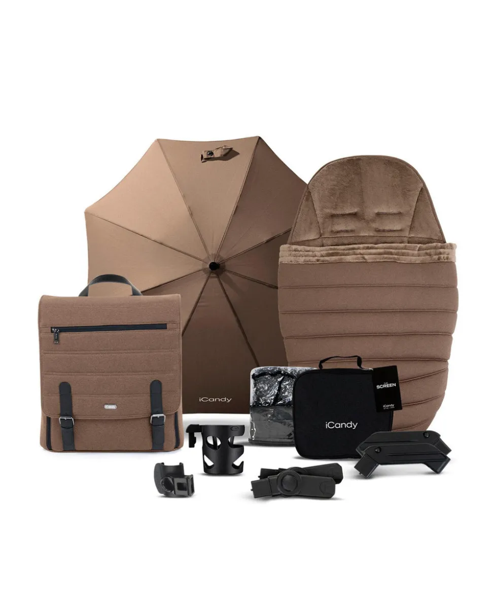 iCandy Peach 7 Complete Pushchair Bundle with Cocoon Car Seat - Coco/Black