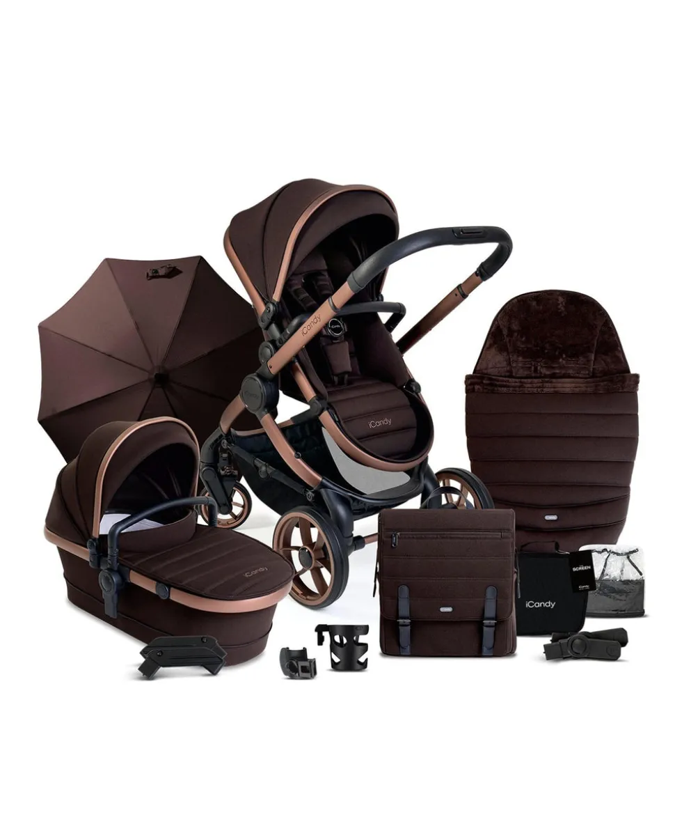 iCandy Peach 7 Complete Pushchair Bundle - Pecan