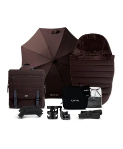 iCandy Peach 7 Complete Pushchair Bundle with Cybex Cloud T Car Seat - Pecan