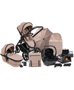 iCandy Peach 7 Complete Pushchair Bundle with Cocoon Car Seat - Cookie/Black