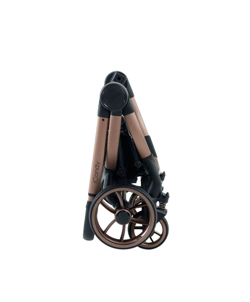iCandy Peach 7 Double Pushchair Bundle – Pecan