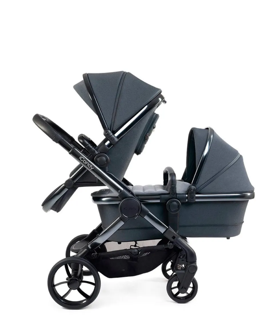 iCandy Peach 7 Double Pushchair Bundle - Truffle