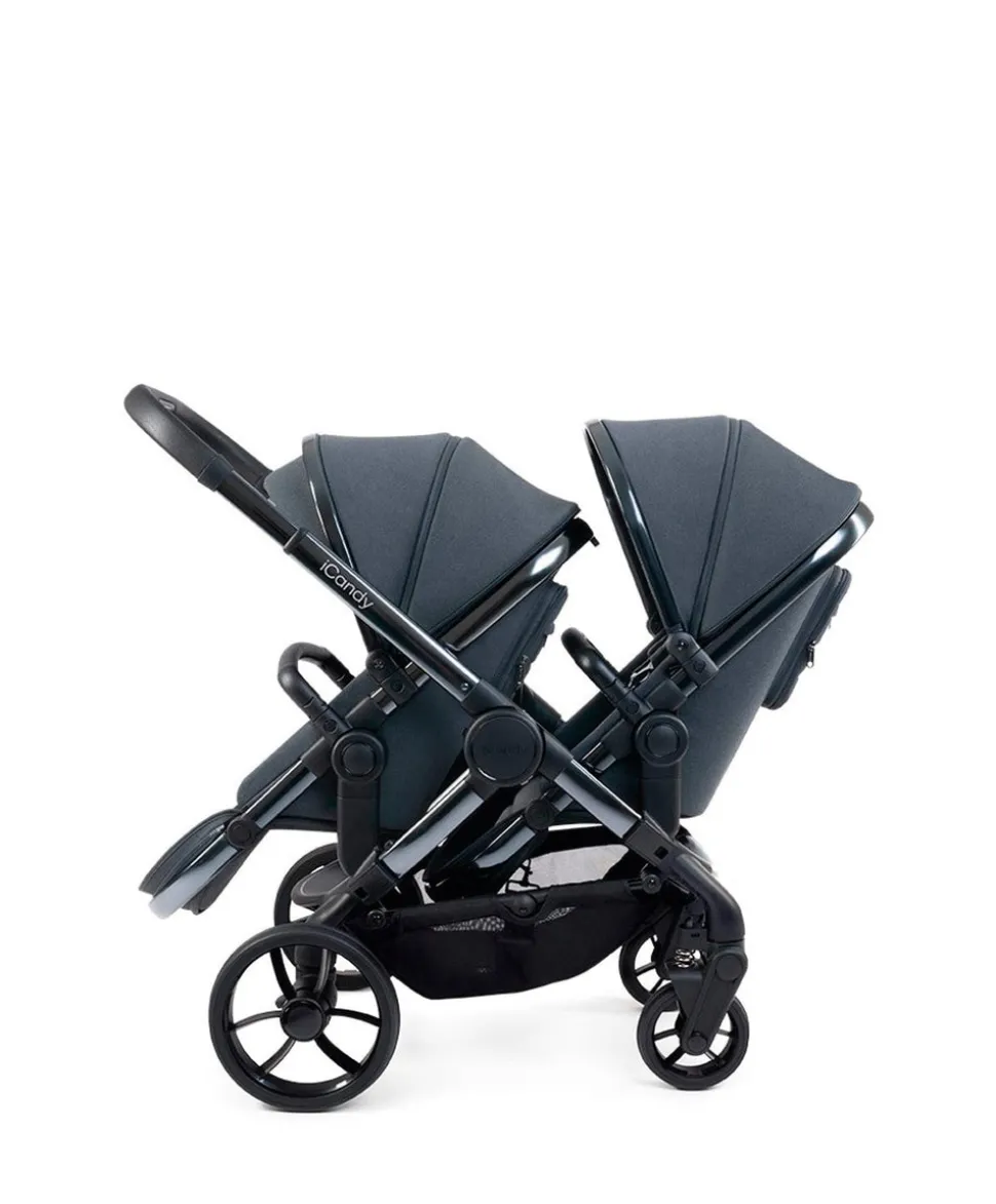 iCandy Peach 7 Double Pushchair Bundle - Truffle
