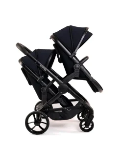 iCandy Peach 7 Double Pushchair Bundle - Black