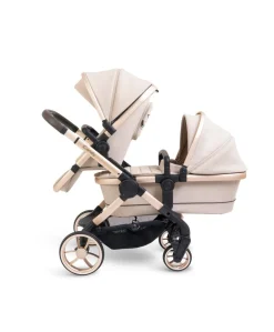 iCandy Peach 7 Double Pushchair Bundle - Biscotti