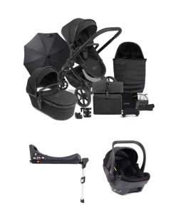 iCandy Peach 7 STUDIO Complete Bundle and Cocoon Car Seat & Base - Black