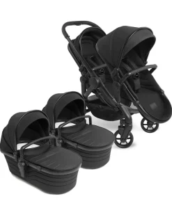 iCandy Peach 7 STUDIO Twin Complete Bundle - Black