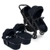 iCandy Peach 7 Twin Pushchair Bundle - Black