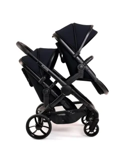iCandy Peach 7 Twin Pushchair Bundle - Black