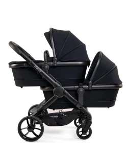 iCandy Peach 7 Twin Pushchair Bundle - Black