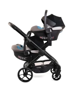 iCandy Peach 7 Twin Pushchair Bundle - Black