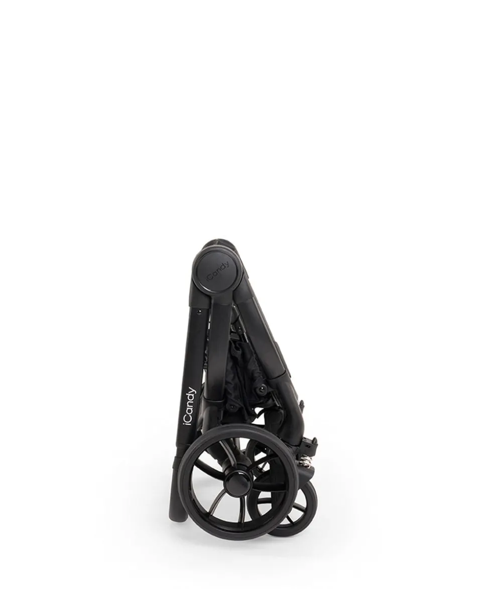 iCandy Peach 7 Twin Pushchair Bundle - Black