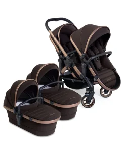 iCandy Peach 7 Twin Pushchair Bundle - Pecan