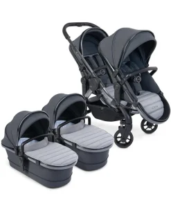 iCandy Peach 7 Twin Pushchair Bundle - Truffle
