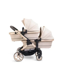 iCandy Peach 7 Twin Pushchair Bundle - Biscotti