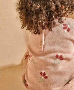 Jacquard Floral Knit Set (2 Pieces)