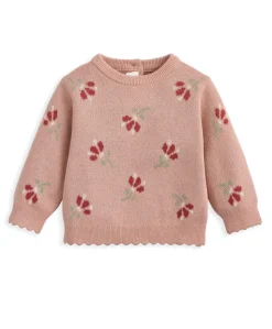 Jacquard Floral Knit Set (2 Pieces)