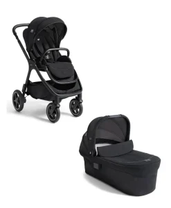 Joie finiti 4in1 Signature Pushchair & Joie Ramble XL Signature Carrycot Bundle- Eclipse
