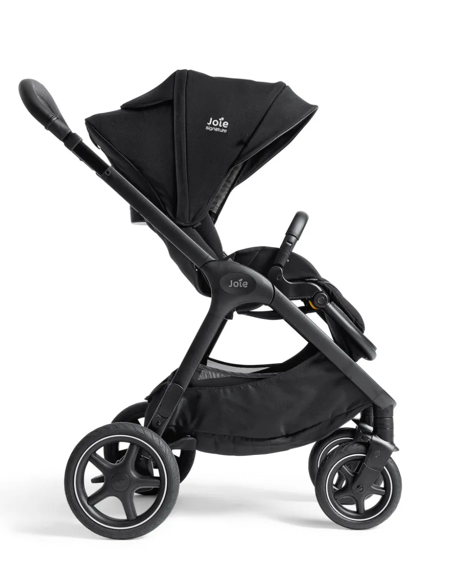 Joie finiti 4in1 Signature Pushchair & Joie Ramble XL Signature Carrycot Bundle- Eclipse